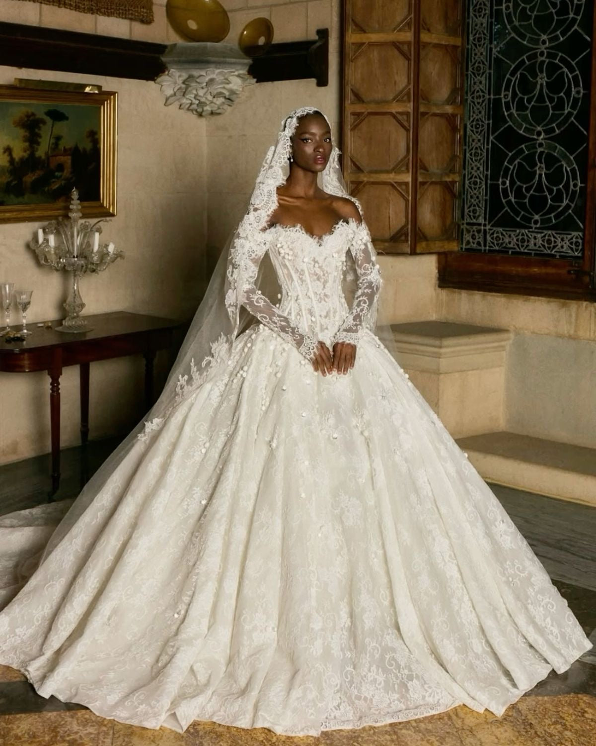 Ballroom Style Lace Dress
